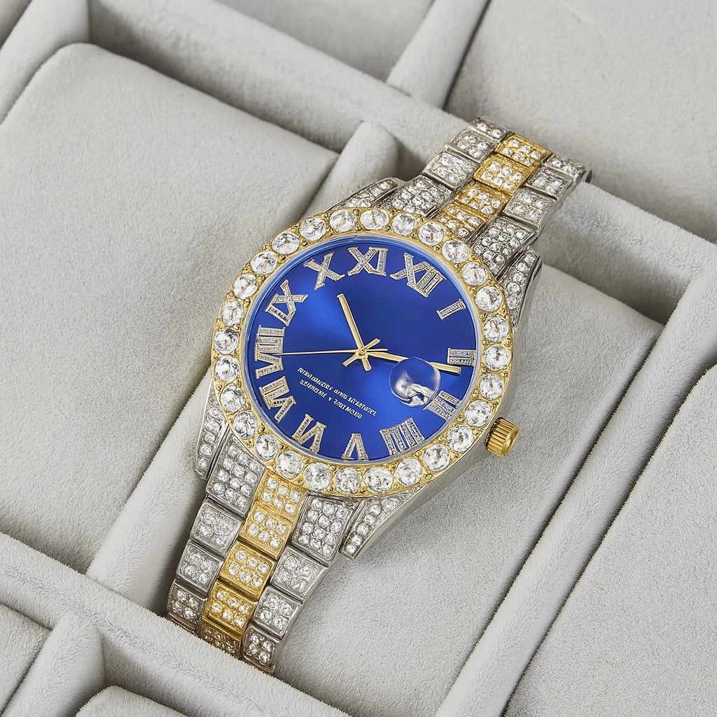 FRGD Blue Two-Tone Watch