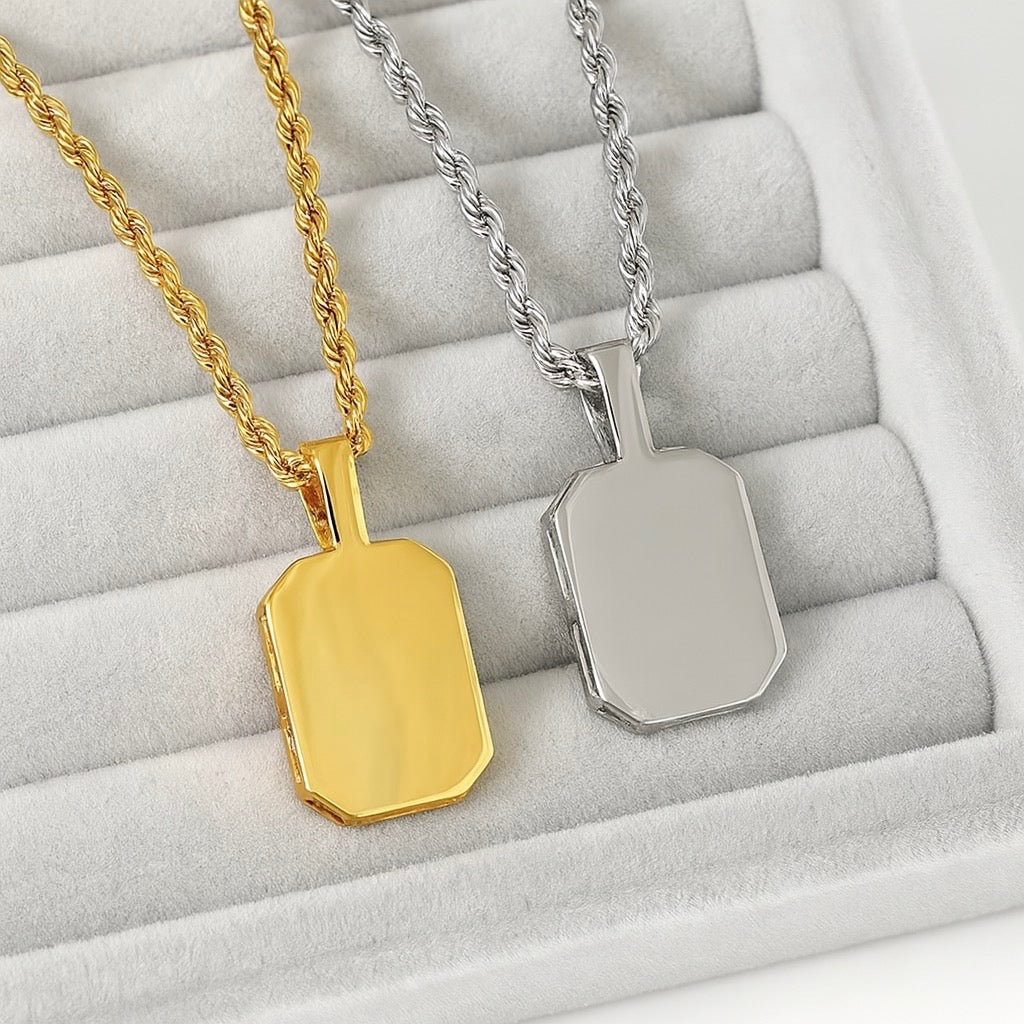 FRGD Iced Out Gemstone Pendant