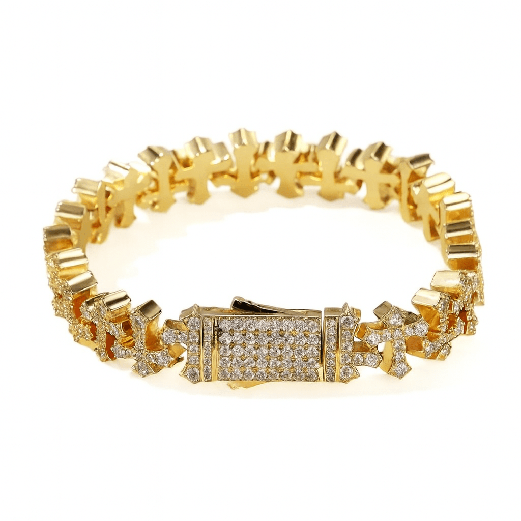 FRGD Iced out Crosses Bracelet