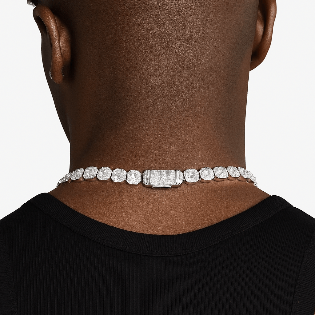 FRGD Clustered Square Tennis Chain