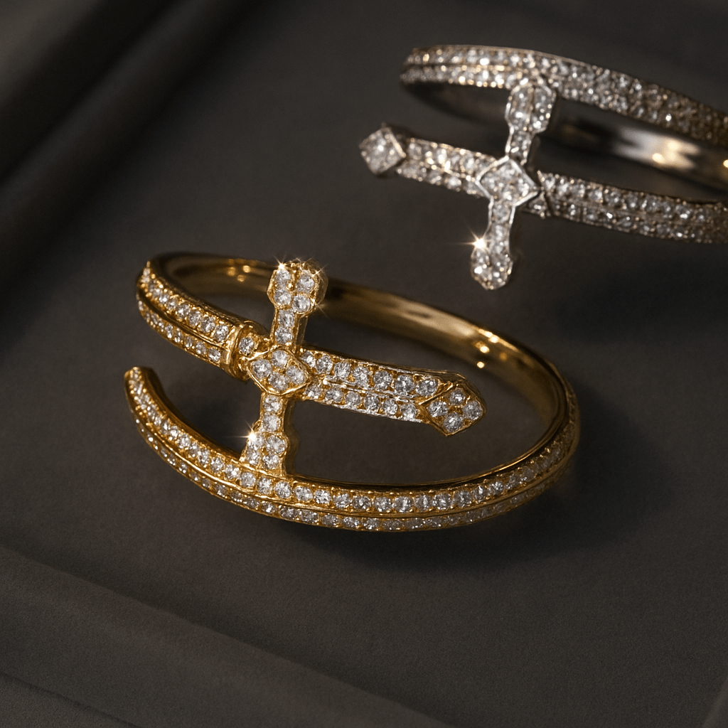 FRGD Cross Bangle Bracelet