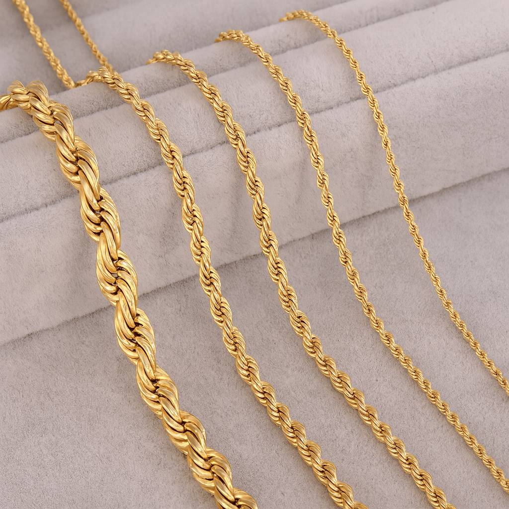 FRGD Gold Rope Chains
