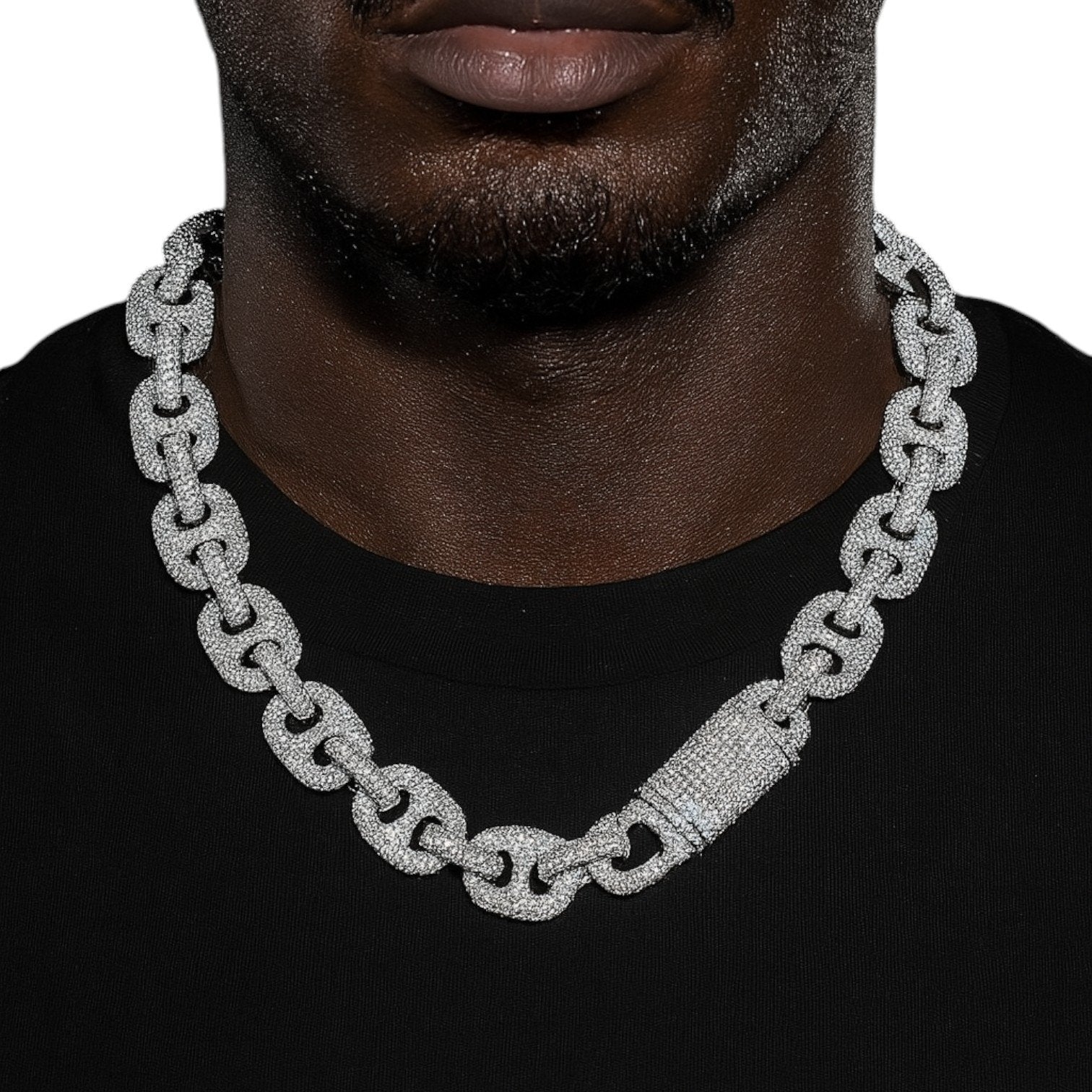 FRGD Iced out Baguette Mariner link Chain