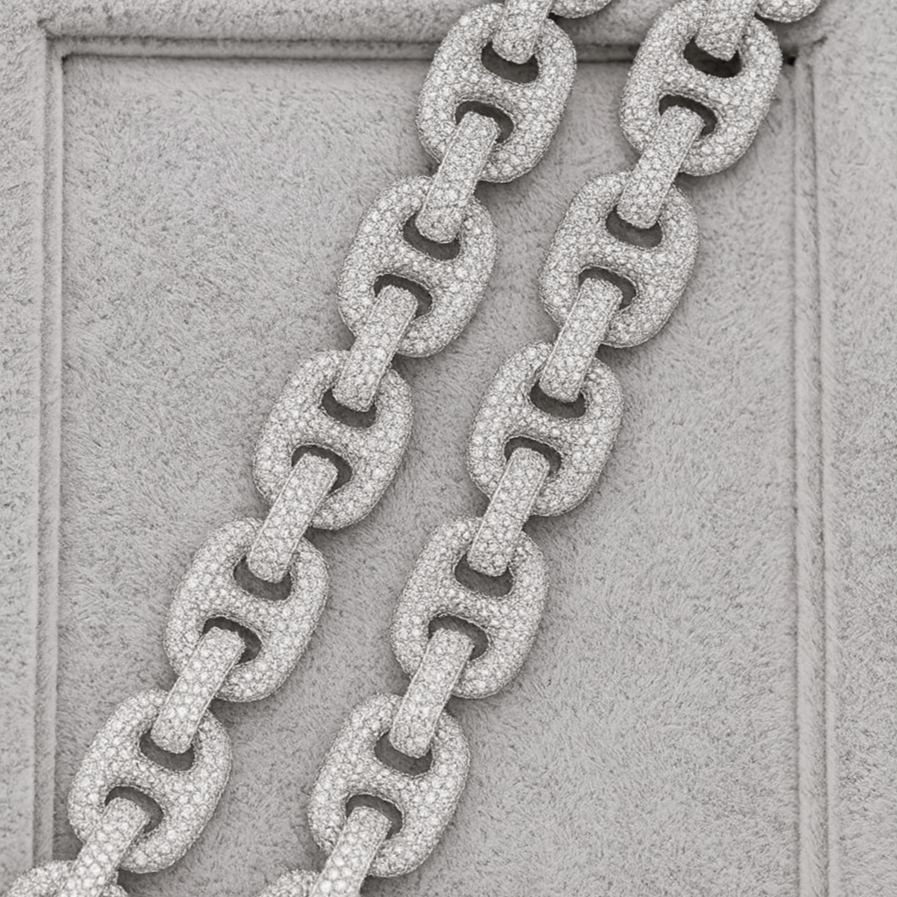 FRGD Iced out Baguette Mariner link Chain