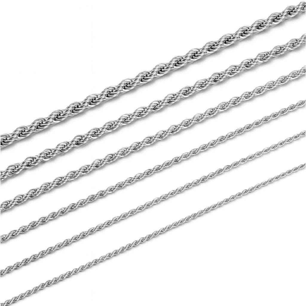 FRGD Silver Rope Chains