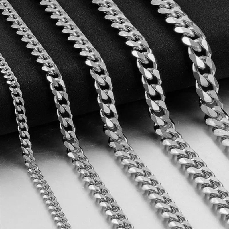 FRGD Silver Cuban Chains