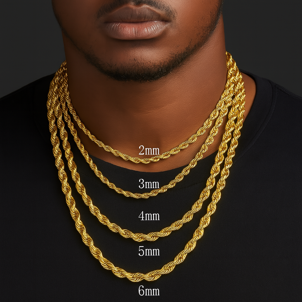 FRGD Gold Rope Chains