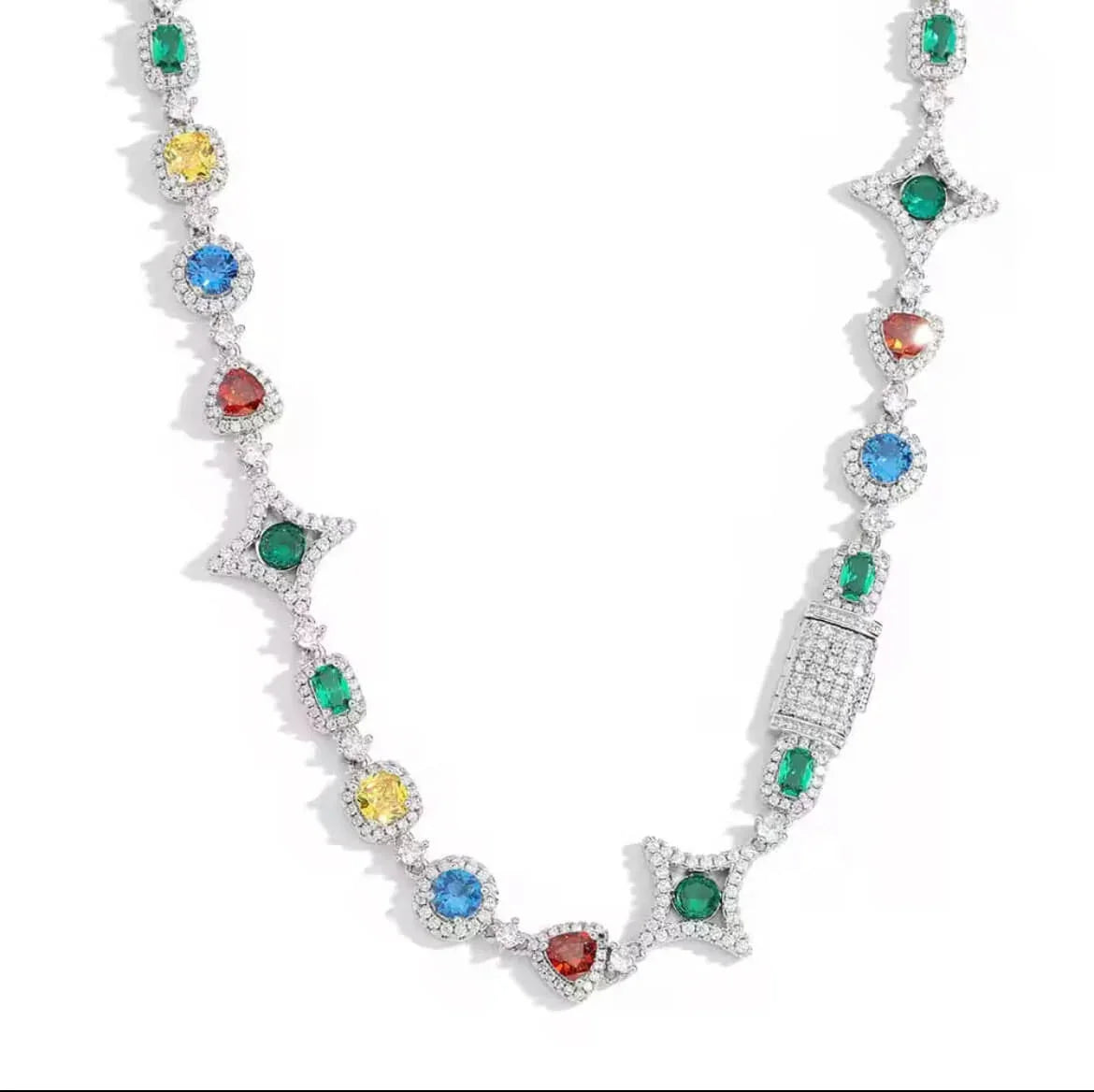 FRGD Iced Out Gemstone Chain