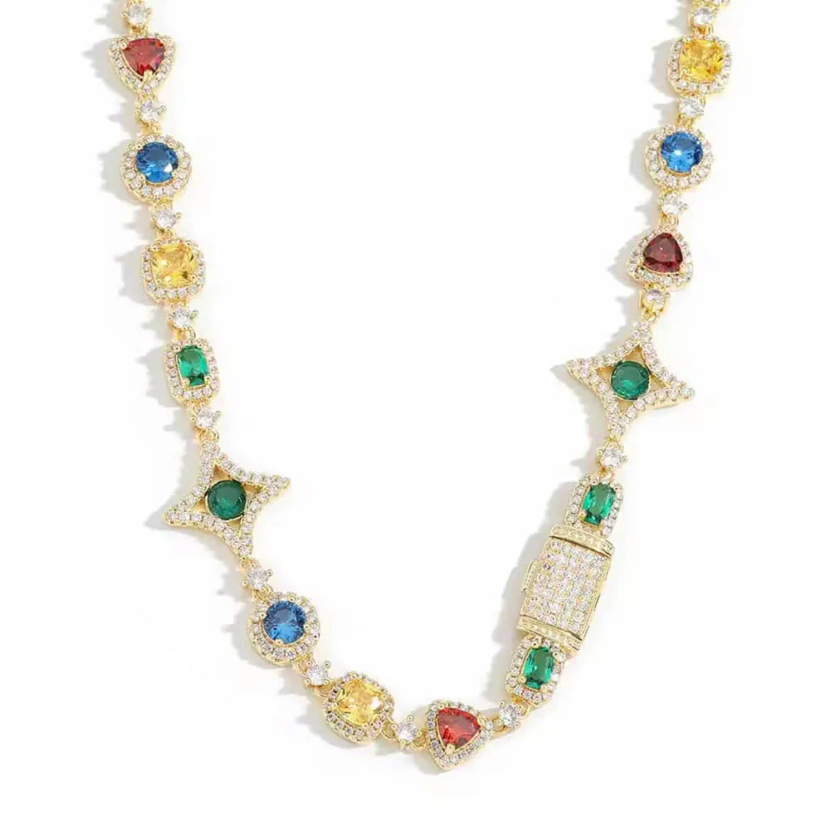 FRGD Iced Out Gemstone Chain