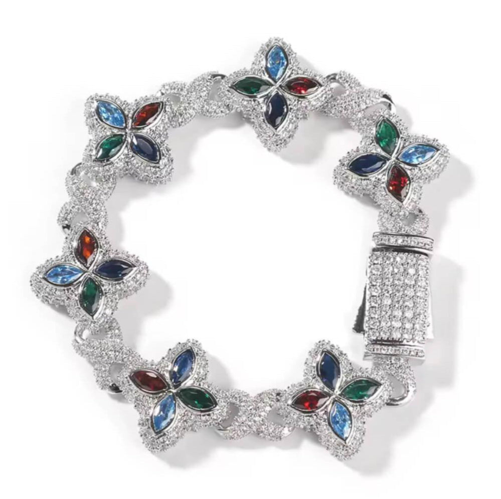 FRGD Iced out Clover Bracelet