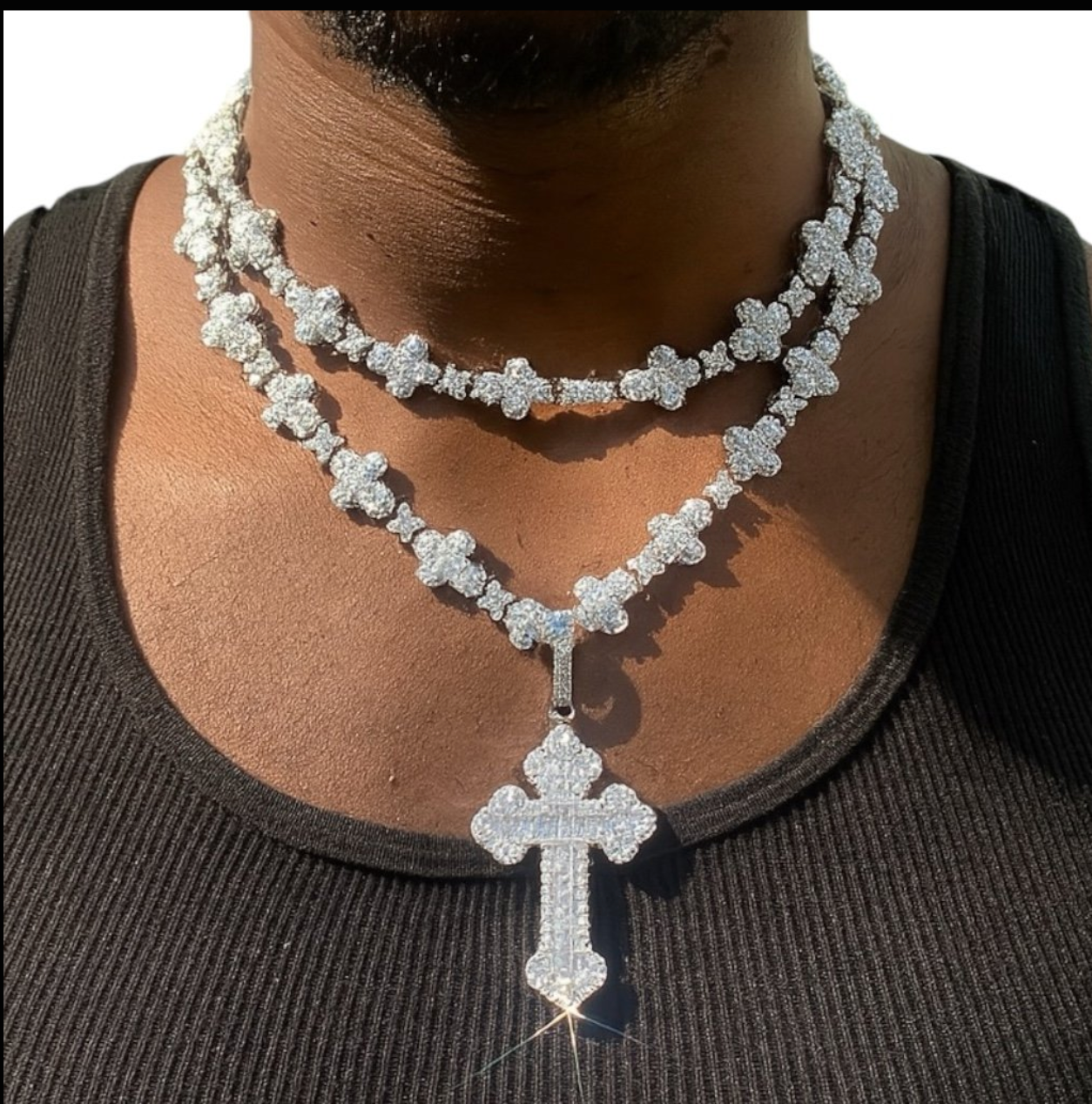FRGD Iced Out Crosses Chain