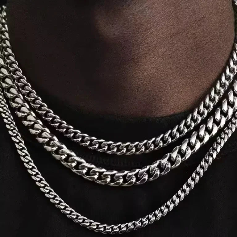 FRGD Silver Cuban Chains