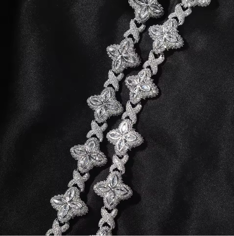 FRGD Iced Out Clover Chain