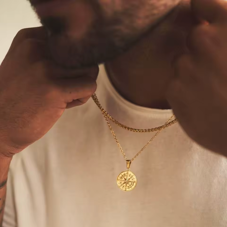 FRGD 18k Compass Necklace