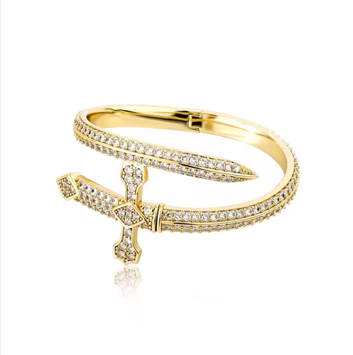 FRGD Cross Bangle Bracelet