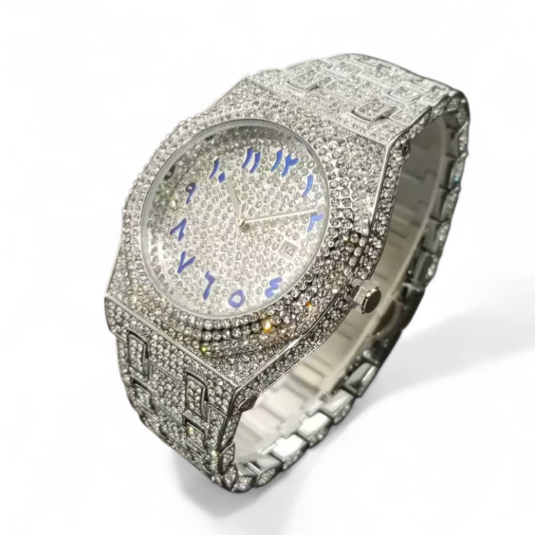 FRGD Iced Out Arabic Dial Watch