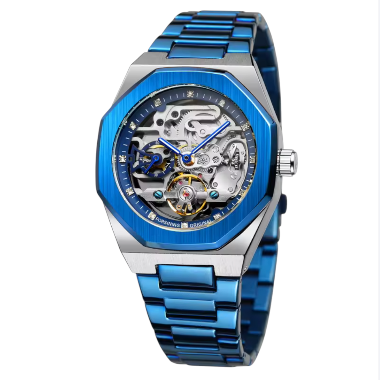 FRGD Steel Skeleton Watch
