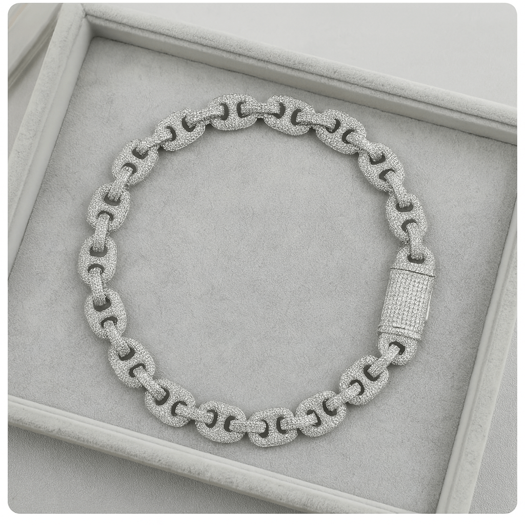 FRGD Iced out Baguette Mariner link Chain
