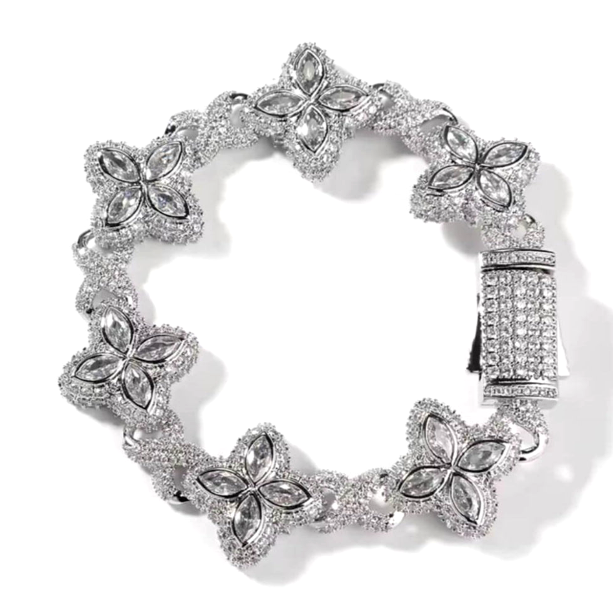FRGD Iced out Clover Bracelet