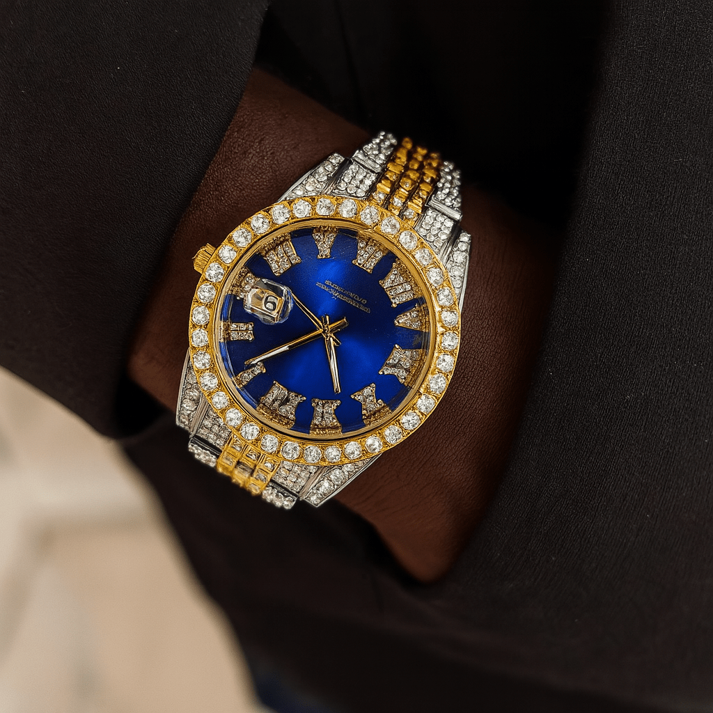 FRGD Blue Two-Tone Watch