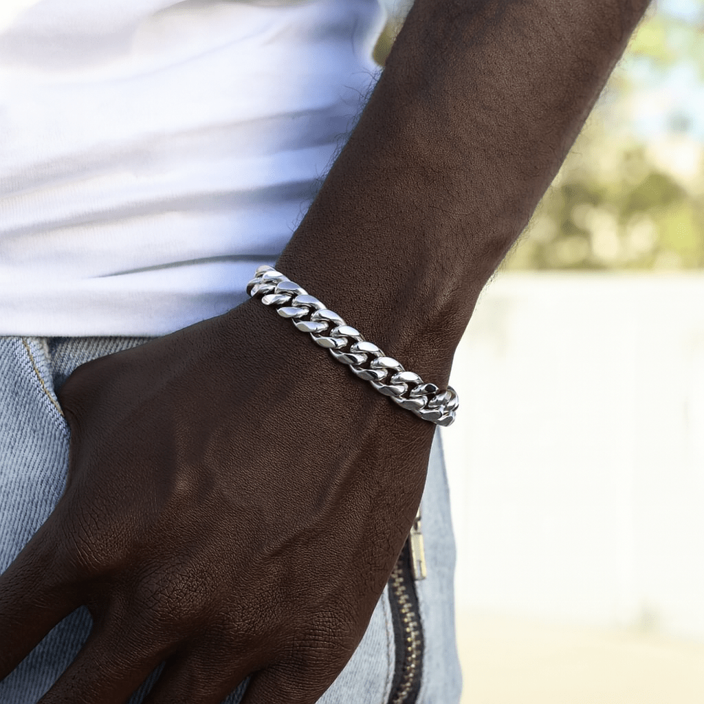 FRGD Iced Lock Cuban Bracelet