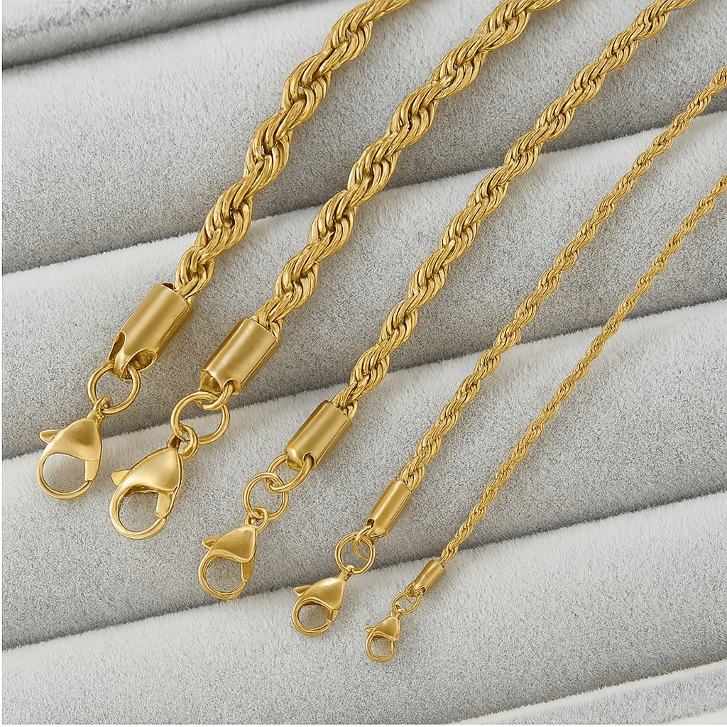 FRGD Gold Rope Chains