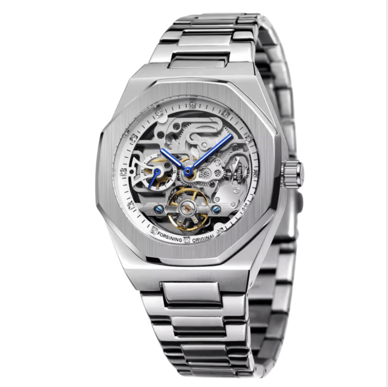 FRGD Steel Skeleton Watch
