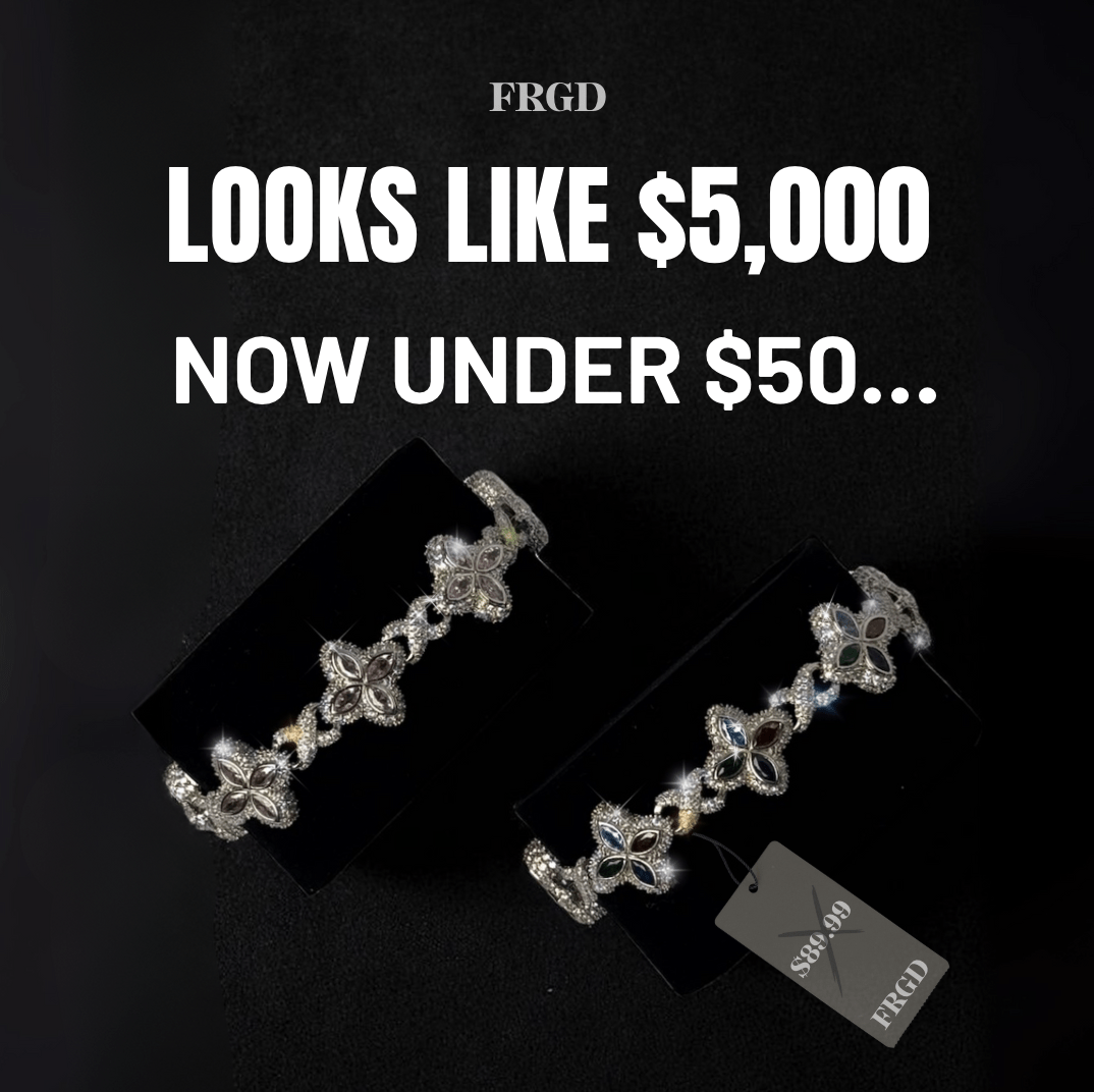 FRGD Iced out Clover Bracelet