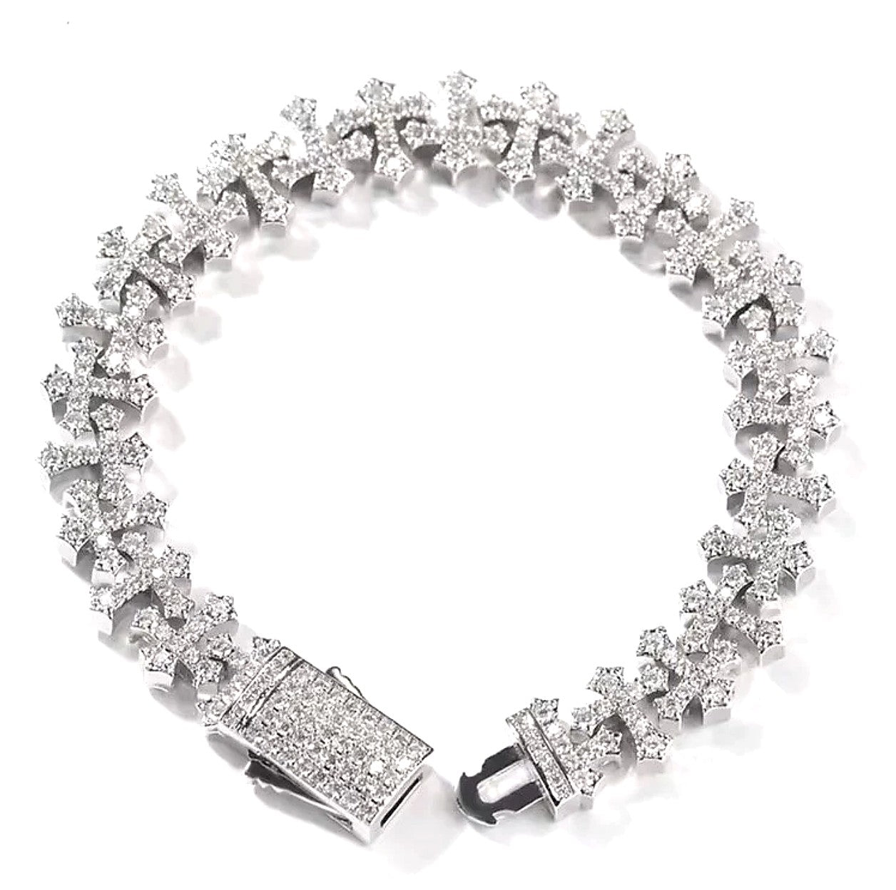 FRGD Iced out Crosses Bracelet