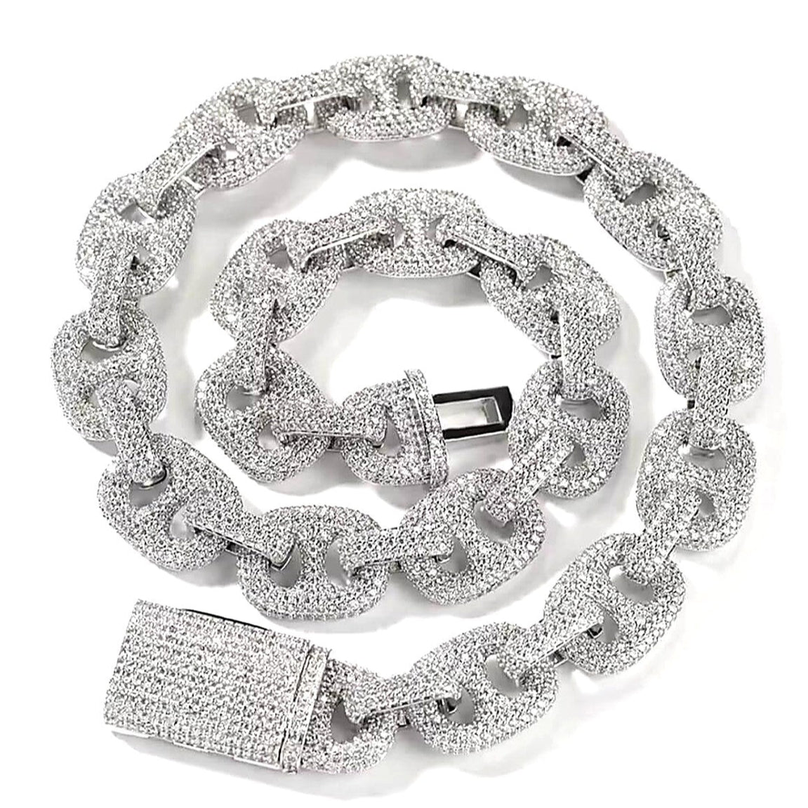 FRGD Iced out Baguette Mariner link Chain