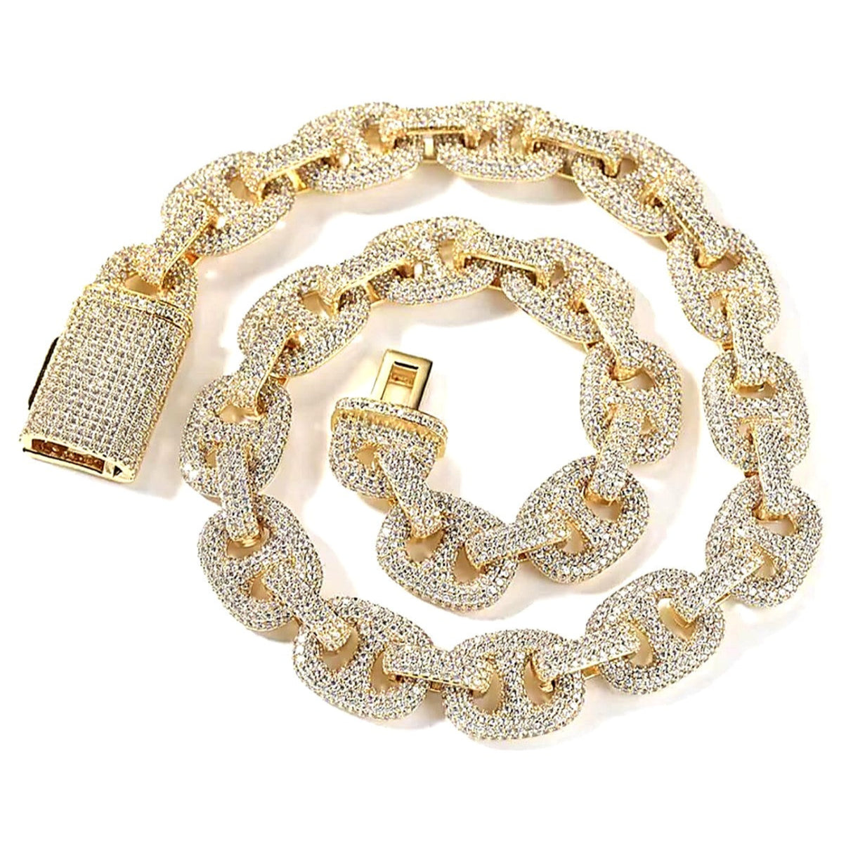 FRGD Iced out Baguette Mariner link Chain