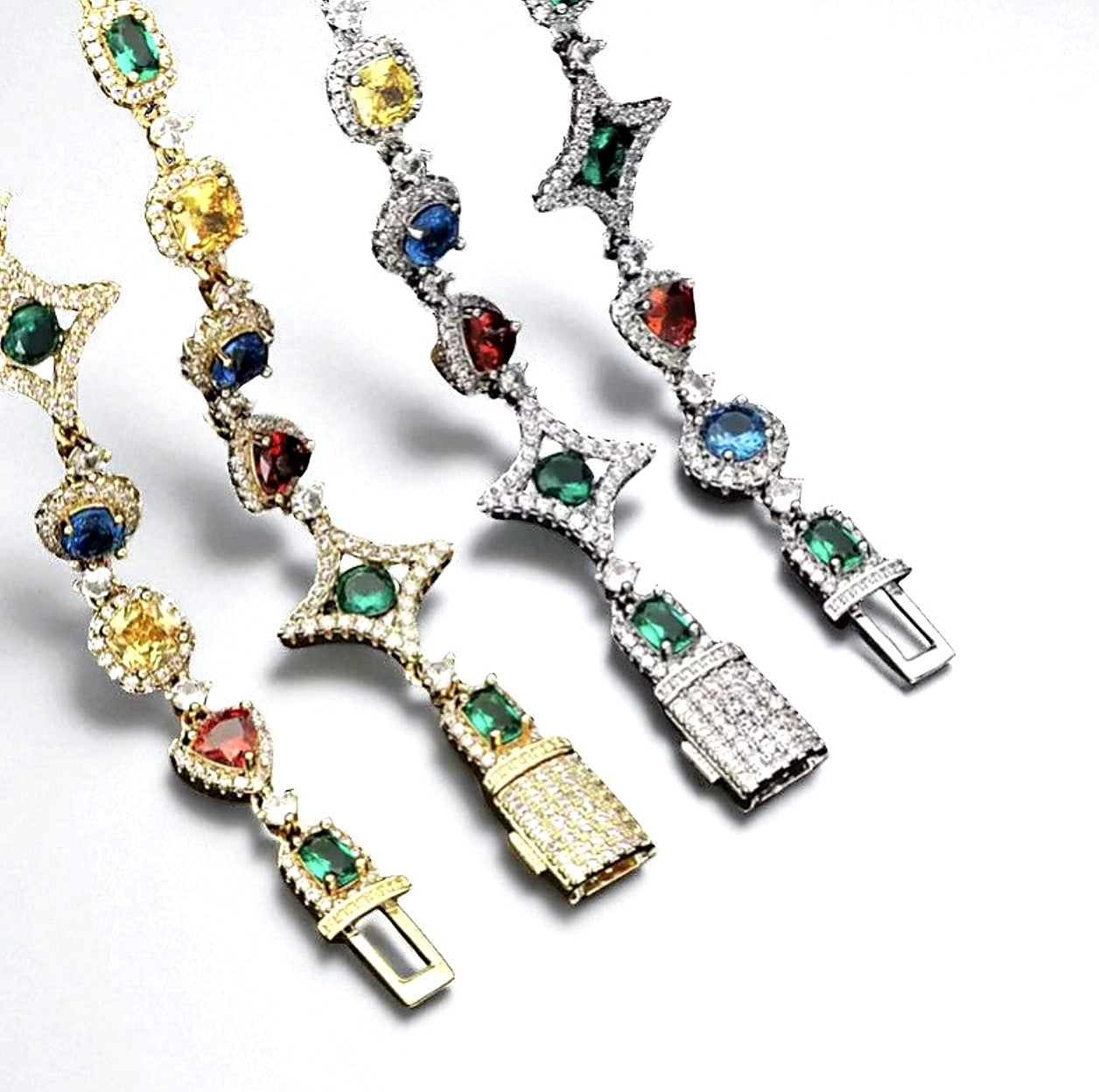 FRGD Iced Out Gemstone Chain