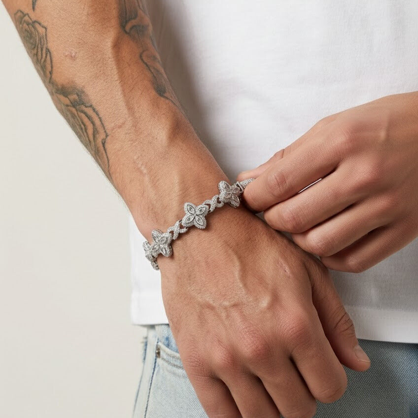 FRGD Iced out Clover Bracelet