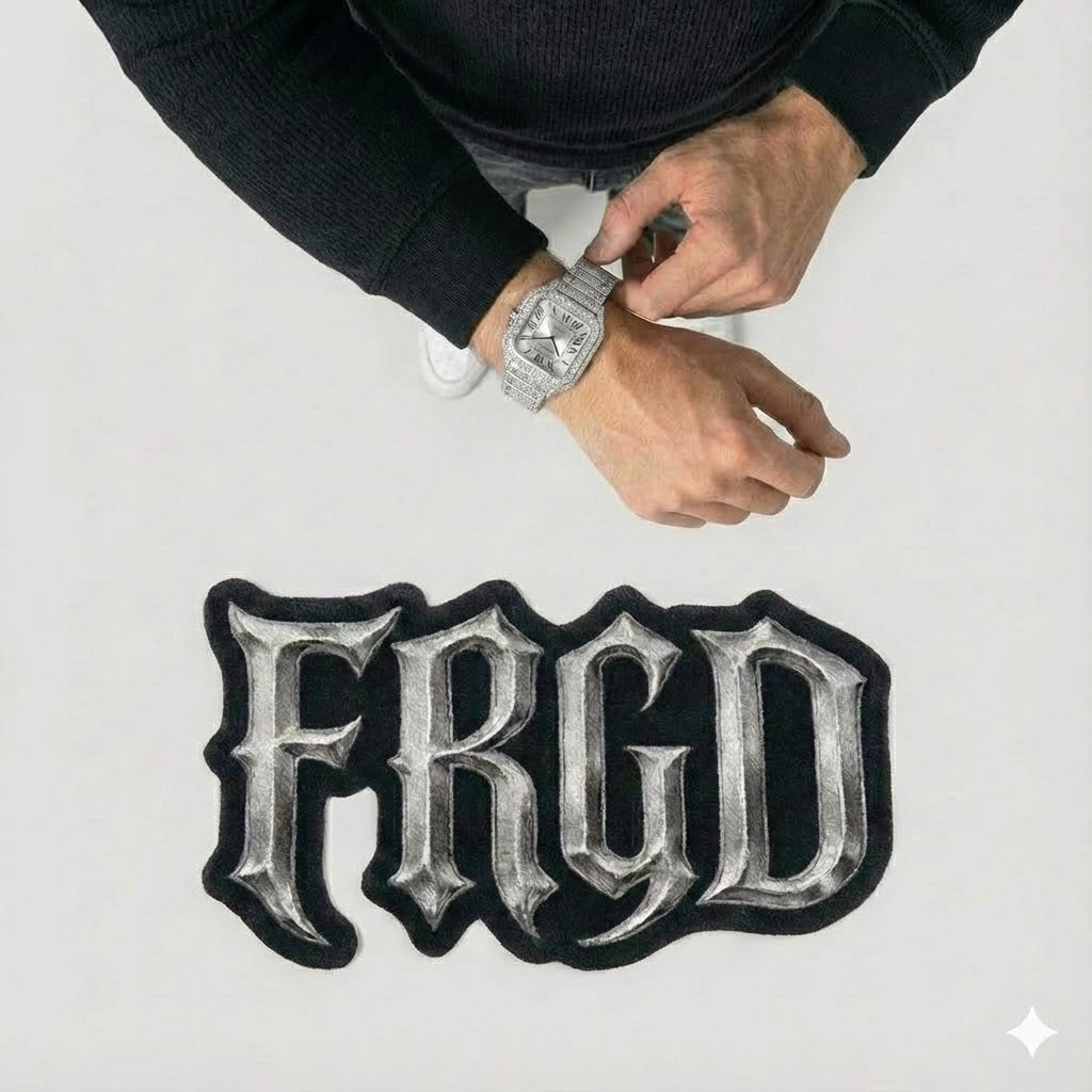 FRGD Iced Out Square White Watch