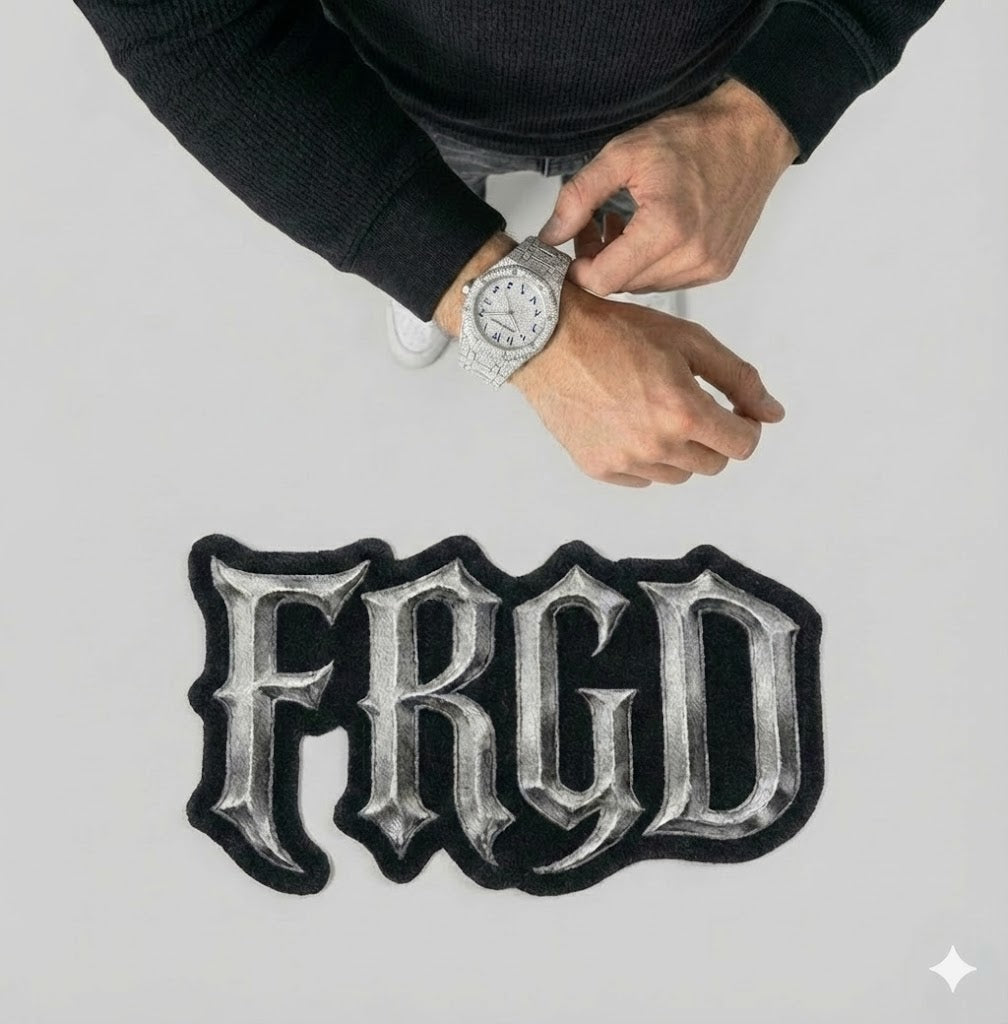 FRGD Iced Out Arabic Dial Watch